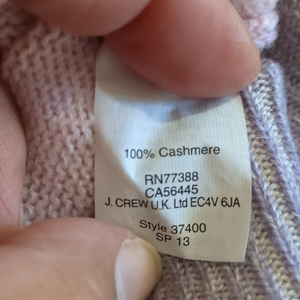 J. Crew 100% Italian Cashmere Sweater